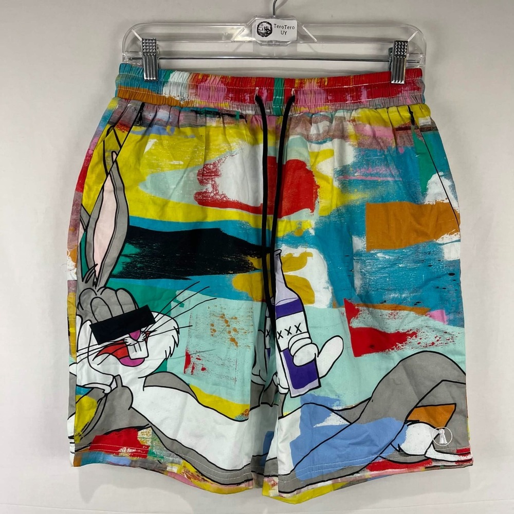 NWT LTD Tango Hotel Al Baseer Holly XXX Drink Bunny Swim Trunks Mens Size Small